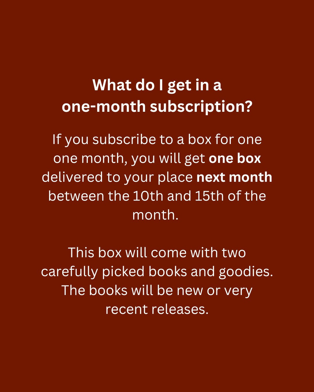 The Dark Chocolate Book Box