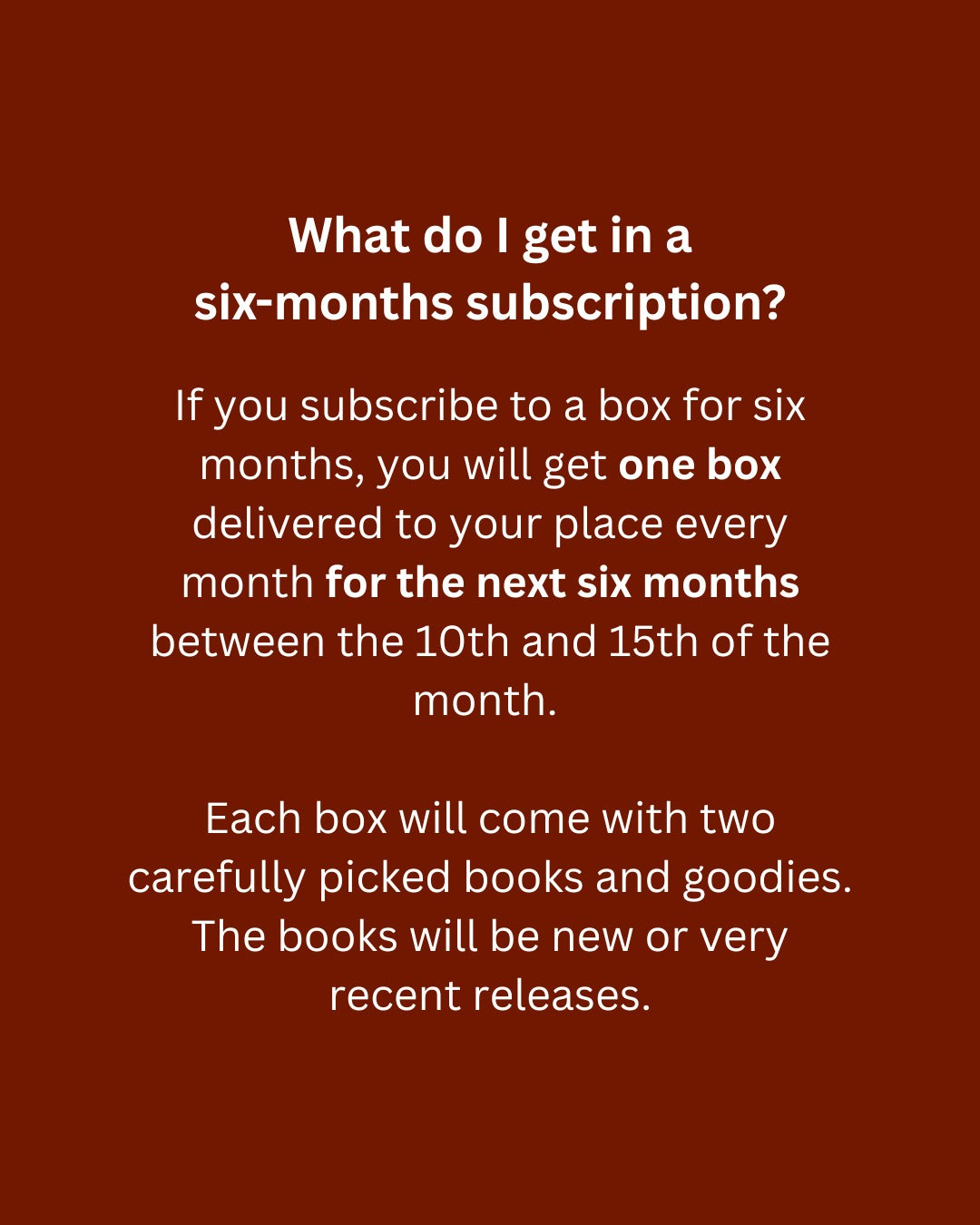 The Dark Chocolate Book Box